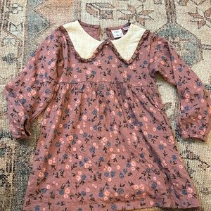 3-4t Zara collared floral print dress